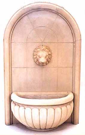 Garden Fountains, Cast Stone Garden Fountain Cast Stone Wall Fountain